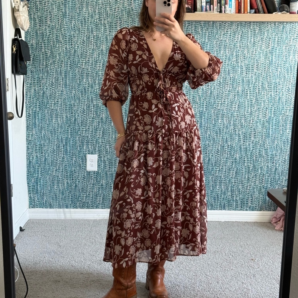Minkpink Wren Floral Maxi Dress